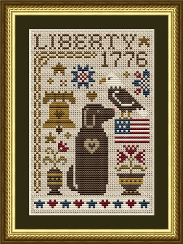 Dog Days: Liberty Dog Patriotic - Happiness Is  HeartMade