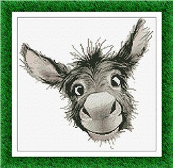 Portrait Of Courtyard: Donkey - Alessandra Adelaide Needleworks