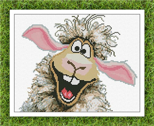 Portrait Of Courtyard: Sheep  - Alessandra Adelaide Needleworks
