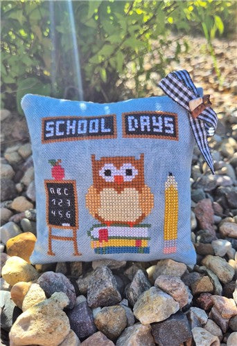 School Days - Cute Embroidery by Kate