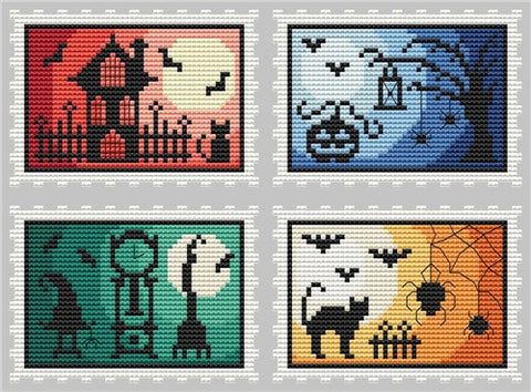 Halloween Stamps - Cute Embroidery by Kate