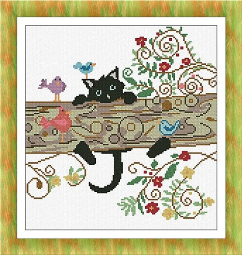 Kitty And New Friends - Alessandra Adelaide Needleworks