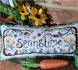 Springtime Cushion - Crowsfeetstitching