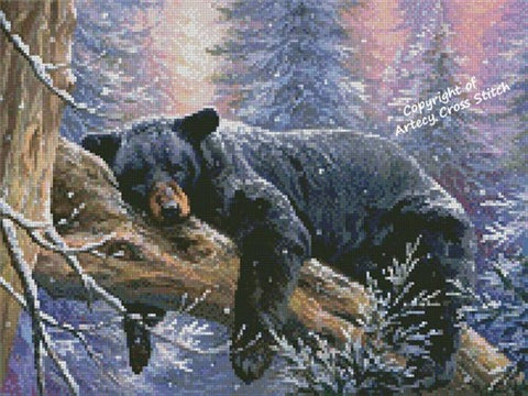 Mini Time To Hibernate - Artecy Cross Stitch