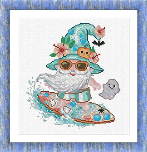 Tropical Halloween Gnome  - Alessandra Adelaide Needleworks