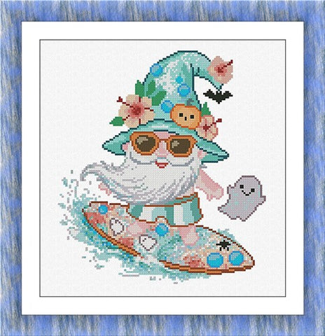 Tropical Halloween Gnome  - Alessandra Adelaide Needleworks