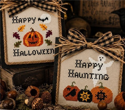 Gourds & Ghosts - Plum Pudding NeedleArt