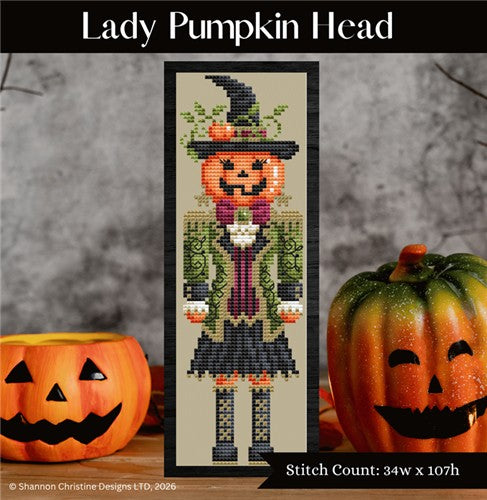 Lady Pumpkin Head - Shannon Christine Designs