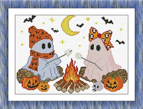 Camping Ghosts - Alessandra Adelaide Needleworks
