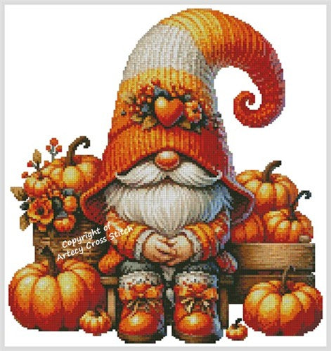 Autumn Gnome 1 - Artecy Cross Stitch