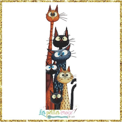 Cats Family - Les Petites Croix De Lucie