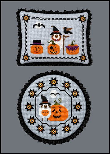 Haunted Harvest Duo - Plum Pudding NeedleArt