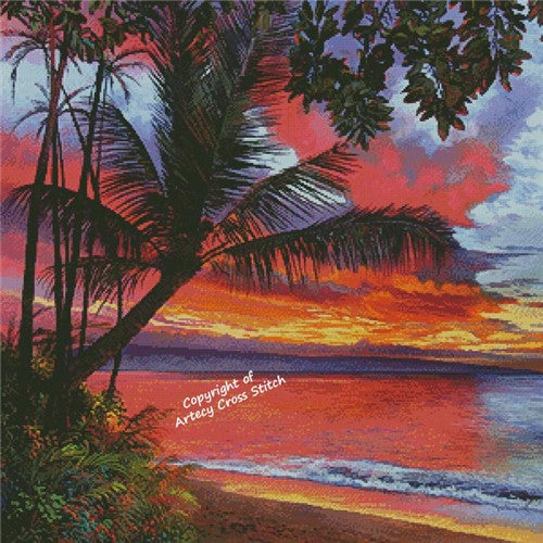 Maui Sunset - Artecy Cross Stitch