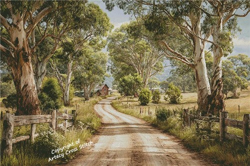 Home In The Australian Bush (Large) - Artecy Cross Stitch