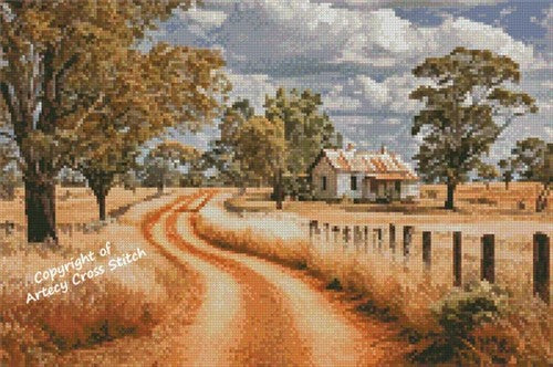Mini Home In The Australian Outback - Artecy Cross Stitch