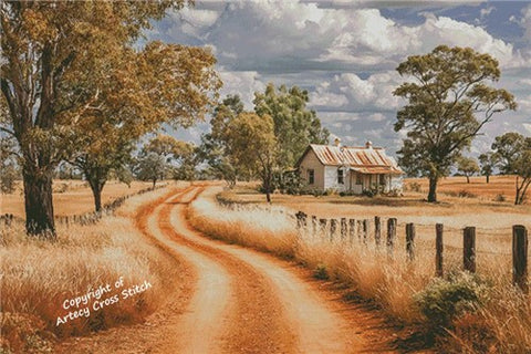 Home In The Australian Outback (Large) - Artecy Cross Stitch