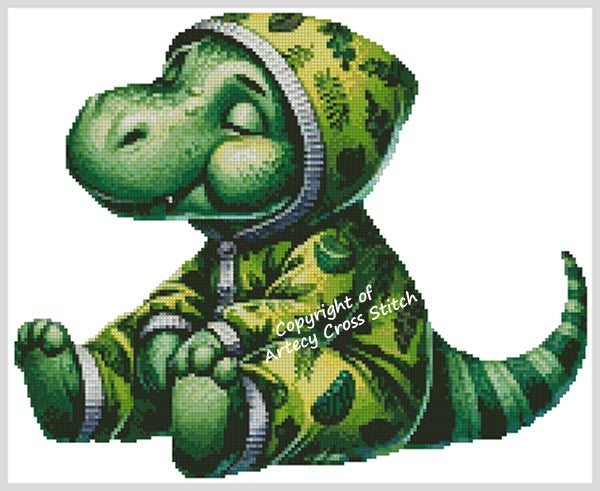 Sleepy Alligator - Artecy Cross Stitch