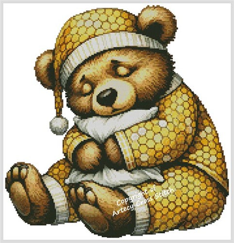 Sleepy Bear - Artecy Cross Stitch