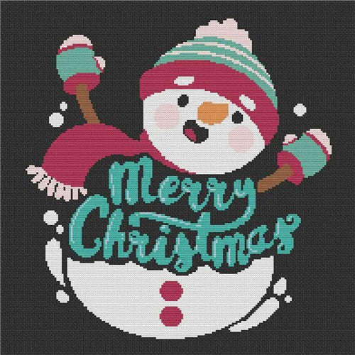 Christmas Snowman - Stitch Wit