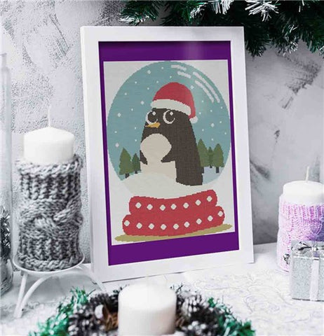 Joyful Penguin - Stitch Wit