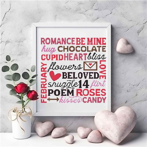 Valentine Subway Art - Stitch Wit
