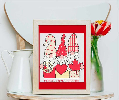 Peace Love Canada - Stitch Wit