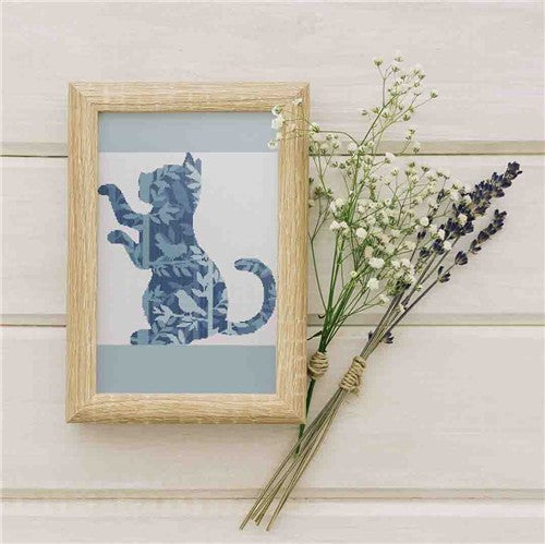 Birds And A Kitten - Stitch Wit