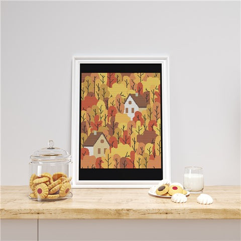 Autumn Village - Stitch Wit