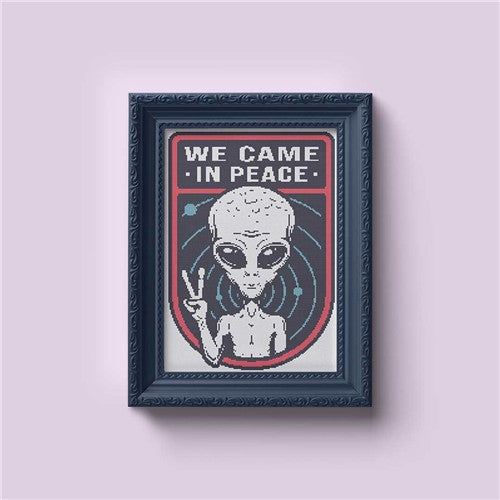 We Came In Peace - Stitch Wit