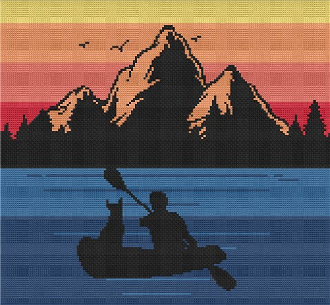 On The Lake - Stitch Wit