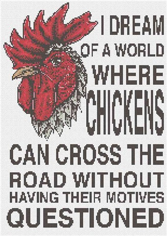 Chickens Crossing Roads - Stitch Wit