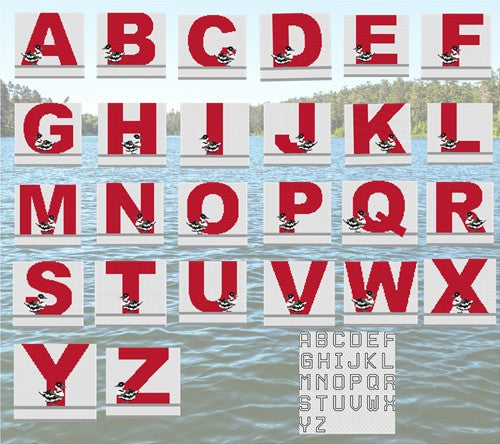 Canada Geese Monograms - Stitch Wit