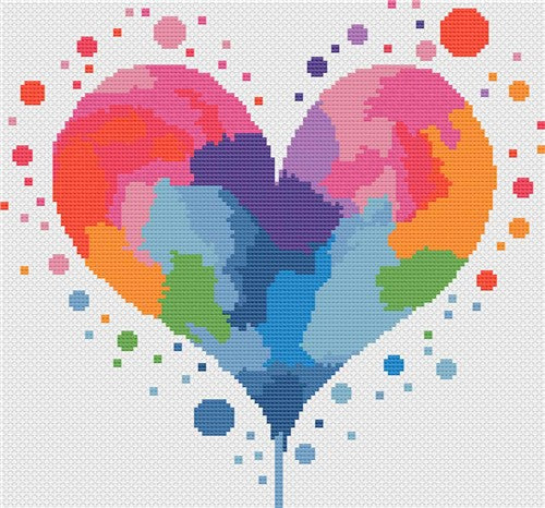 Bright Heart - Stitch Wit