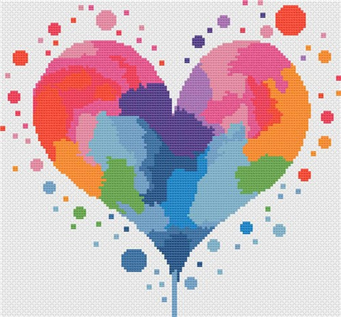 Bright Heart - Stitch Wit