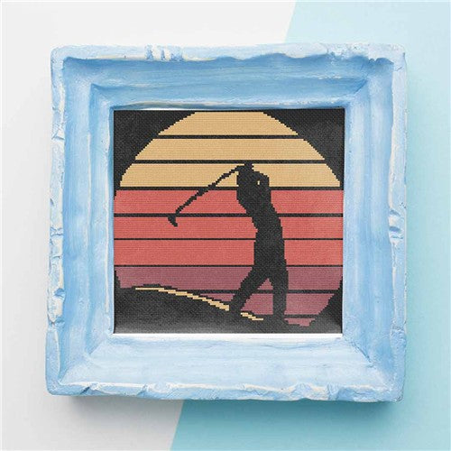 Golf Silhouette - Stitch Wit
