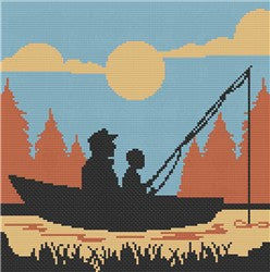 Fishing With Dad - Stitch Wit