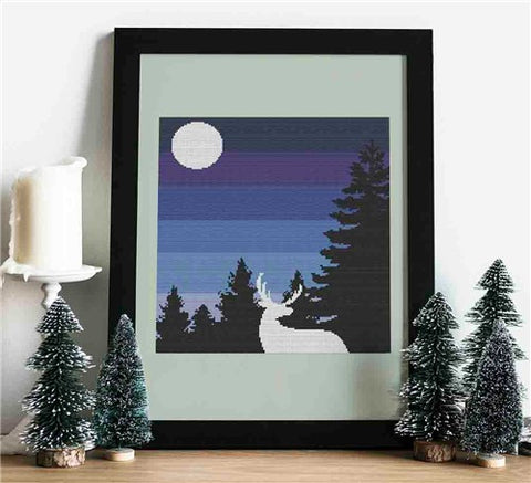 Blue Winter Night - Stitch Wit