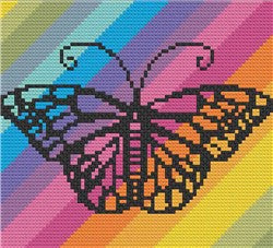 Rainbow Butterfly - Stitch Wit