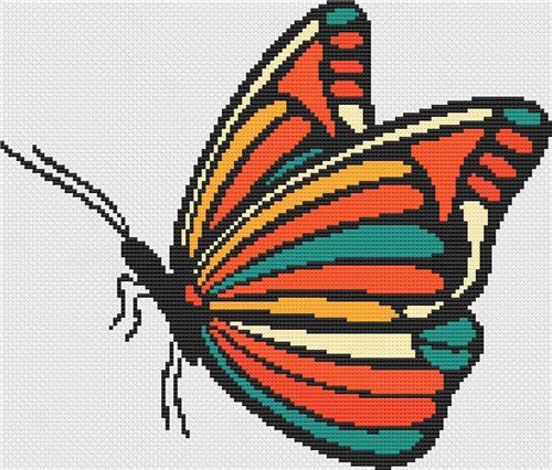 Retro Butterfly - Stitch Wit