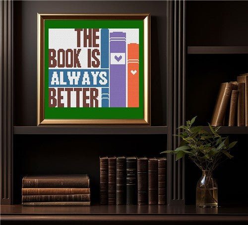 Book Is Better - Stitch Wit