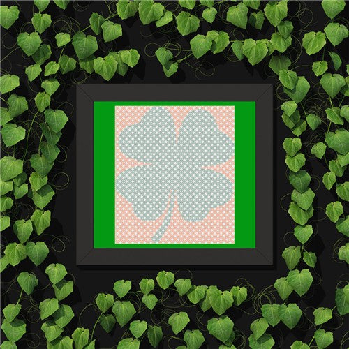 Blackwork Clover - Stitch Wit