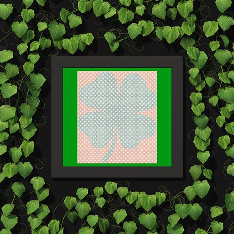 Blackwork Clover - Stitch Wit
