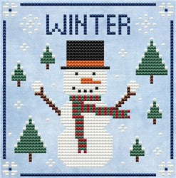 Winter - Cute Embroidery by Kate