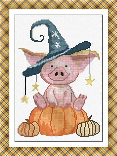 Halloween In Farm: Piglet - Alessandra Adelaide Needleworks