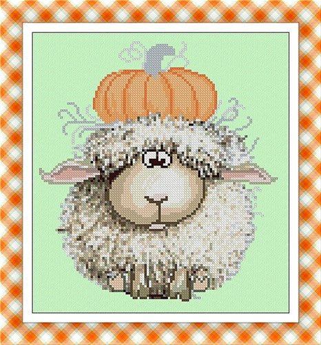 Halloween In Farm: Sheep - Alessandra Adelaide Needleworks