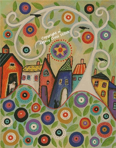 Blooming Town - Artecy Cross Stitch