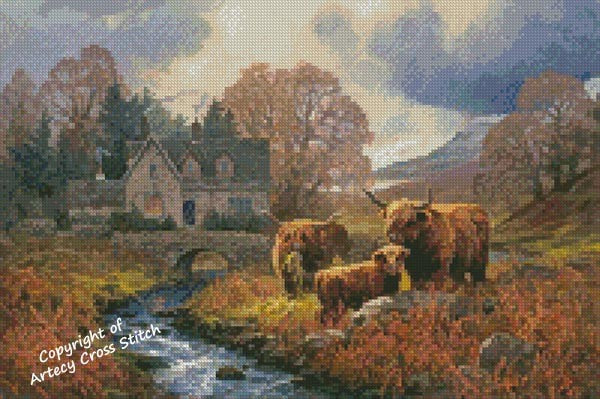 Mini Highlands Home - Artecy Cross Stitch