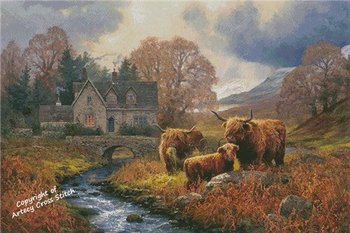 Highlands Home (Large) - Artecy Cross Stitch