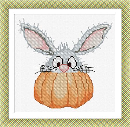 Halloween In Farm: Rabbit - Alessandra Adelaide Needleworks