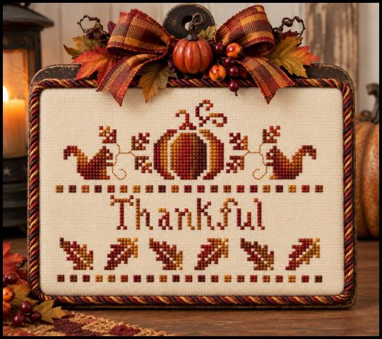 Thankful - Plum Pudding NeedleArt